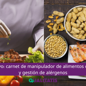 Curso de manipulador de alimentos alto riesgo y alérgenos. Pack formativo de cursos online.